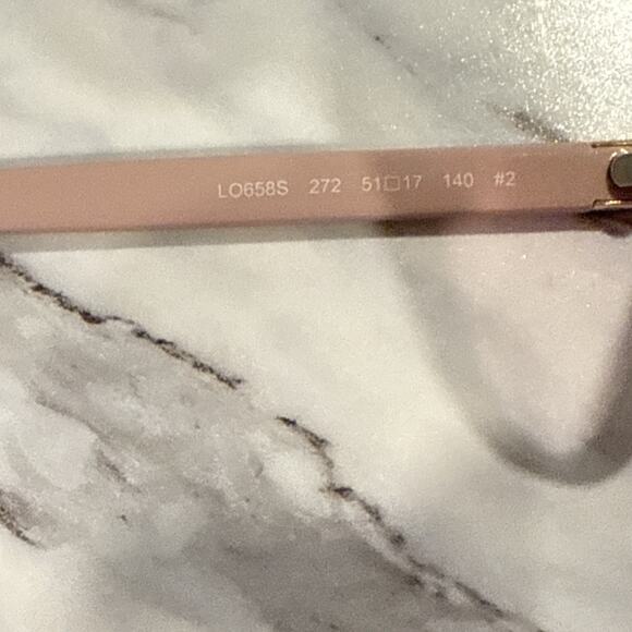 Longchamp Pink Sunglasses with Rose Lenses LO 658S 272 - Picture 7 of 9